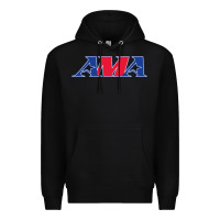 Black american motorcyclist association (AMA) Premium Hoodie - linhVisuals