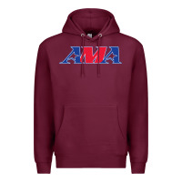 Burgundy american motorcyclist association (AMA) Premium Hoodie - linhVisuals