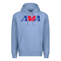 Colony Blue american motorcyclist association (AMA) Premium Hoodie - linhVisuals