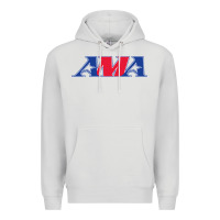 Dove Grey american motorcyclist association (AMA) Premium Hoodie - linhVisuals