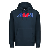 Navy american motorcyclist association (AMA) Premium Hoodie - linhVisuals