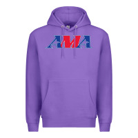 Purple american motorcyclist association (AMA) Premium Hoodie - linhVisuals