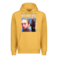 Mustard #robert pattinson Premium Hoodie - linhVisuals