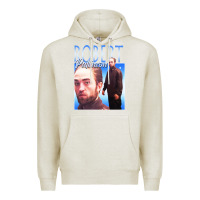 Oatmeal Heather #robert pattinson Premium Hoodie - linhVisuals