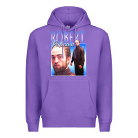 Purple #robert pattinson Premium Hoodie - linhVisuals