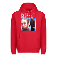 Red #robert pattinson Premium Hoodie - linhVisuals