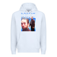 White #robert pattinson Premium Hoodie - linhVisuals