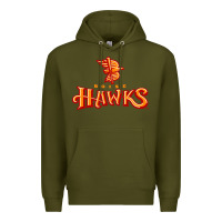 Army Green the-boise-hawks-fan Premium Hoodie - linhVisuals