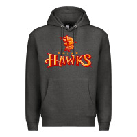 Charcoal Heather the-boise-hawks-fan Premium Hoodie - linhVisuals