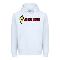 White Specialized Bikes Bicycle Premium Hoodie - linhVisuals