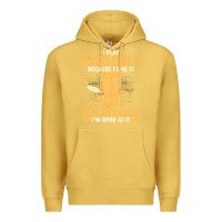 Antique Gold i play disc golf because i like it not Premium Hoodie - linhVisuals