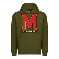Army Green maryland terr Premium Hoodie - linhVisuals