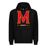 Black maryland terr Premium Hoodie - linhVisuals