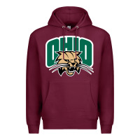 Burgundy ohio bobc Premium Hoodie - linhVisuals