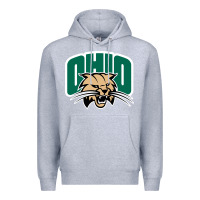 Heather Grey ohio bobc Premium Hoodie - linhVisuals