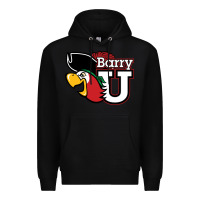 Black barry Premium Hoodie - linhVisuals