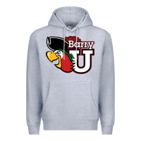 Heather Grey barry Premium Hoodie - linhVisuals