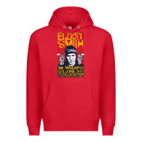Red Elliott Smith Premium Hoodie - linhVisuals