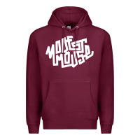 Burgundy modest mouse Premium Hoodie - linhVisuals