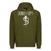 Army Green Skinny Puppy Premium Hoodie - linhVisuals