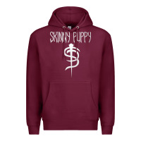 Burgundy Skinny Puppy Premium Hoodie - linhVisuals