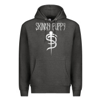 Charcoal Heather Skinny Puppy Premium Hoodie - linhVisuals