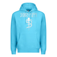 Ocean Blue Skinny Puppy Premium Hoodie - linhVisuals