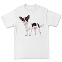 White chihuahua Premium Tee - LillyAllenDesigns