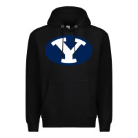 Black byu couga s Premium Hoodie - linhVisuals