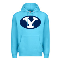 Ocean Blue byu couga s Premium Hoodie - linhVisuals