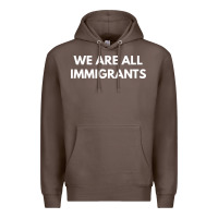 Coffee we are all immigrants Premium Hoodie - linhVisuals