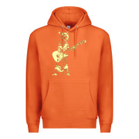 Carrot cat playing guitar Premium Hoodie - linhVisuals