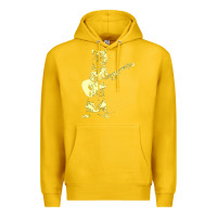 Lemon cat playing guitar Premium Hoodie - linhVisuals
