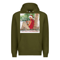 Army Green kenny chesney all i want for christmas Premium Hoodie - linhVisuals