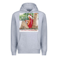 Heather Grey kenny chesney all i want for christmas Premium Hoodie - linhVisuals