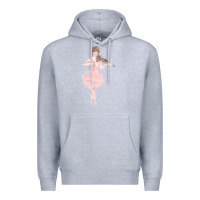 Heather Grey lindsey stirling Premium Hoodie - linhVisuals