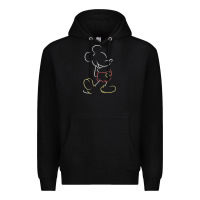 Black micke mouse tshirt Premium Hoodie - linhVisuals