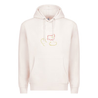 Pale Pink micke mouse tshirt Premium Hoodie - linhVisuals