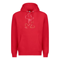 Red micke mouse tshirt Premium Hoodie - linhVisuals