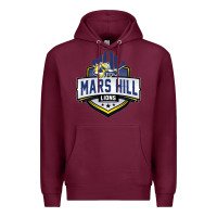 Burgundy mars hill university Premium Hoodie - linhVisuals