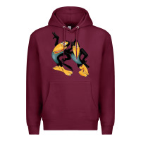 Burgundy Heckle and Jeckle Premium Hoodie - linhVisuals