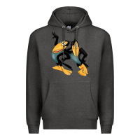 Charcoal Heather Heckle and Jeckle Premium Hoodie - linhVisuals