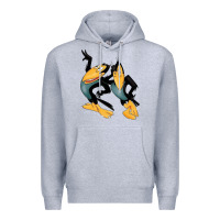 Heather Grey Heckle and Jeckle Premium Hoodie - linhVisuals