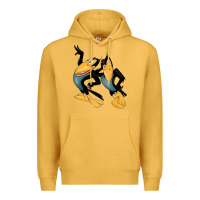 Mustard Heckle and Jeckle Premium Hoodie - linhVisuals