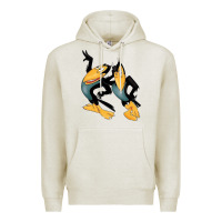 Oatmeal Heather Heckle and Jeckle Premium Hoodie - linhVisuals