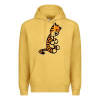 Antique Gold Calvin Bill Watterson Premium Hoodie - linhVisuals