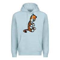Blue Mist Calvin Bill Watterson Premium Hoodie - linhVisuals