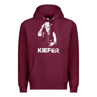 Burgundy kiefer sutherland müsïc Premium Hoodie - linhVisuals