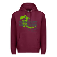 Burgundy motion city soundtrack clässic Premium Hoodie - linhVisuals