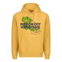 Mustard motion city soundtrack clässic Premium Hoodie - linhVisuals